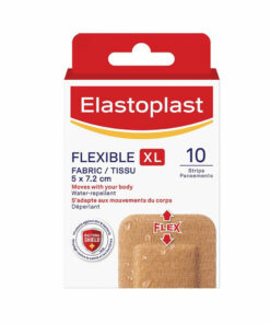P_Elastoplast Flexible Fabric XL Adhesive Bandages, 5X7.2cm 10 Strips<BR>밴드 XL 5X7.2cm 10개