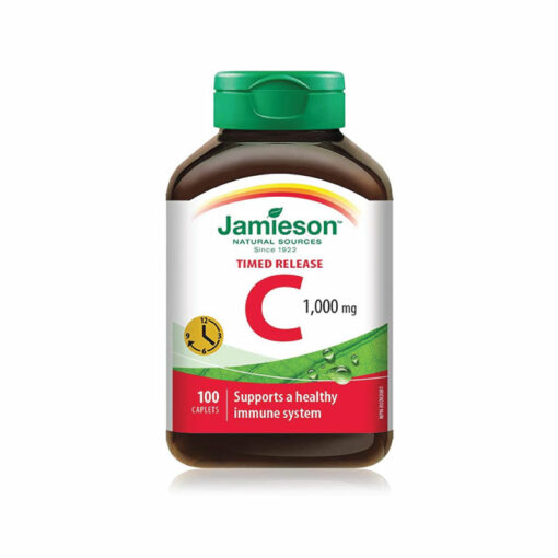 JAMIESON) Vitamin C 1,000mg - Timed Release 100 caplets자미에슨 비타민  C 1,000mg - Timed Release 100정