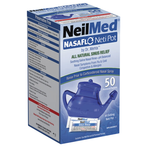 P_NEILMED NASAFLO NETI POT with Premixed Packets - 50s <BR>코세척 통