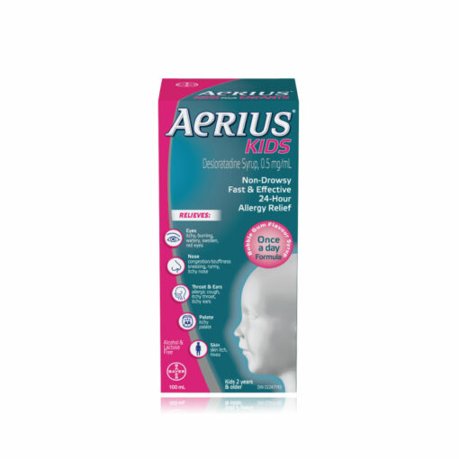 P_Aerius Allergy Kids Syrup 100ml<br>Aerius 알러지 키즈 시럽 100ml