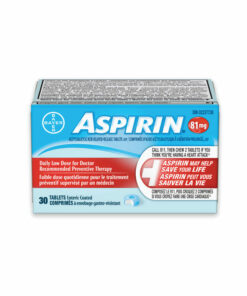 P_ASPIRIN 81mg Daily Low Dose Enteric Coated 30tablets<br>아스피린 30정