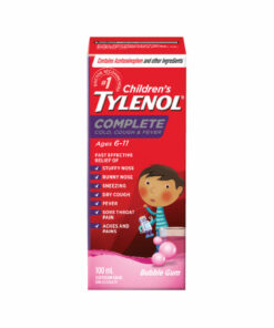 TYLENOL Children's complete Cold, Cough & Fever 100ml (age 6-11)<br>어린이 타이레놀 시럽 100ml (6~11세)
