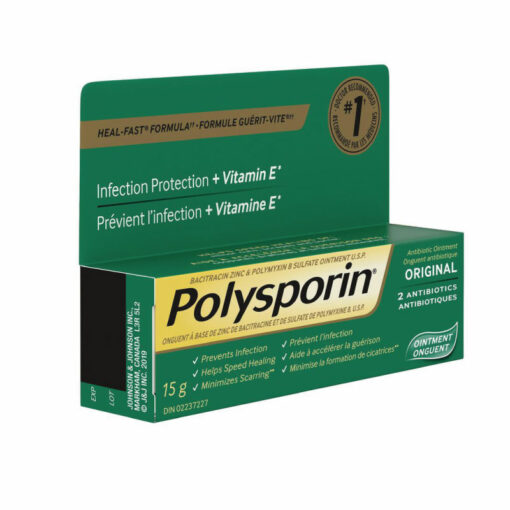 Polysporin Original Heal Fast formula Ointment, 15g<BR>폴리스포린 오리지널 항생 연고제 15g