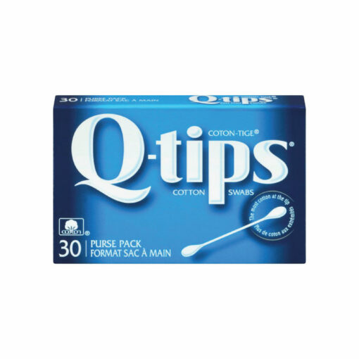 Q-tips Cotton Swabs Travel Size Case 30<BR>Q-tips 면봉 30개