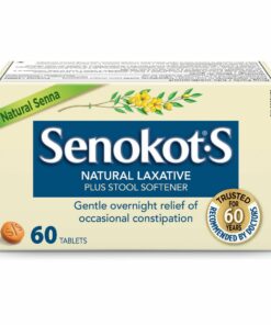 P_Senokot•S Natural Senna Laxative + Stool Softener 60 Tablets<br>Senokot•S) 변비약 60정