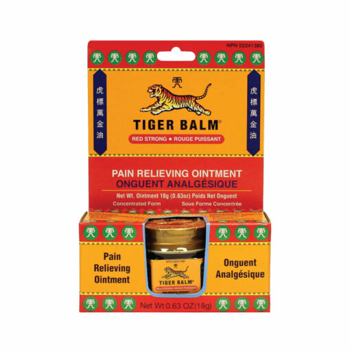 Tiger Balm Red Strong, 18g<br>레드 스트롱 호랑이 연고 18g