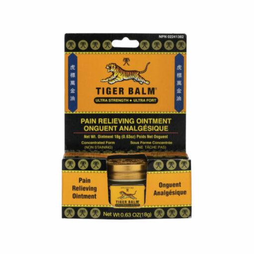 Tiger Balm Ultra Strength, 18g<BR>울트라 스트렝스 호랑이 연고 18g