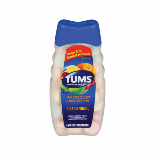 P_TUMS Assorted Fruit extra 1000mg, 160count<br>위장약