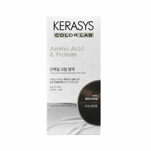 KERASYS)HAIR DYE CREAM, DARK BROWN케라시스) 단백질 크림 염색 (다크 브라운)