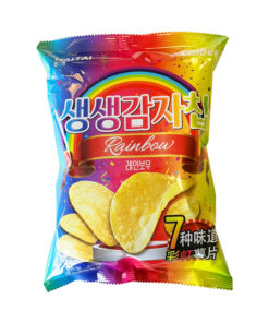HAITAI) POTATO CHIPS, RAINBOW 60G<br>생생감자칩, 레인보우 60G