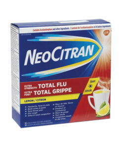 NeoCitran Extra Strength Total Flu DAY Lemon Flavour (10 count)<br>감기 증세 10 count
