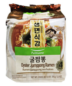 PULMUONE) Oyster Jjamppong Ramen 4PK<br>풀무원) 통영 굴짬뽕 4PK