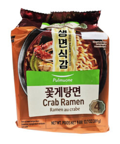 PULMUONE) Crab Ramen 4PK<br>풀무원) 꽃게탕면 4PK