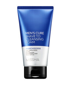 MISSHA) Mens Care Shave To Cleansing Foam 150ml<br>미샤) 맨즈큐어 쉐이브 투 클렌징 폼