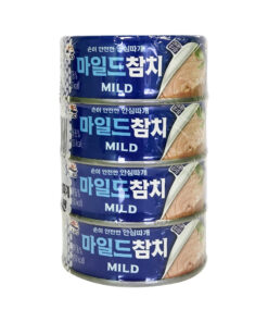 SJ) MILD CANNED TUNA 100G X 4<br>사조 마일드 참치 100G X 4