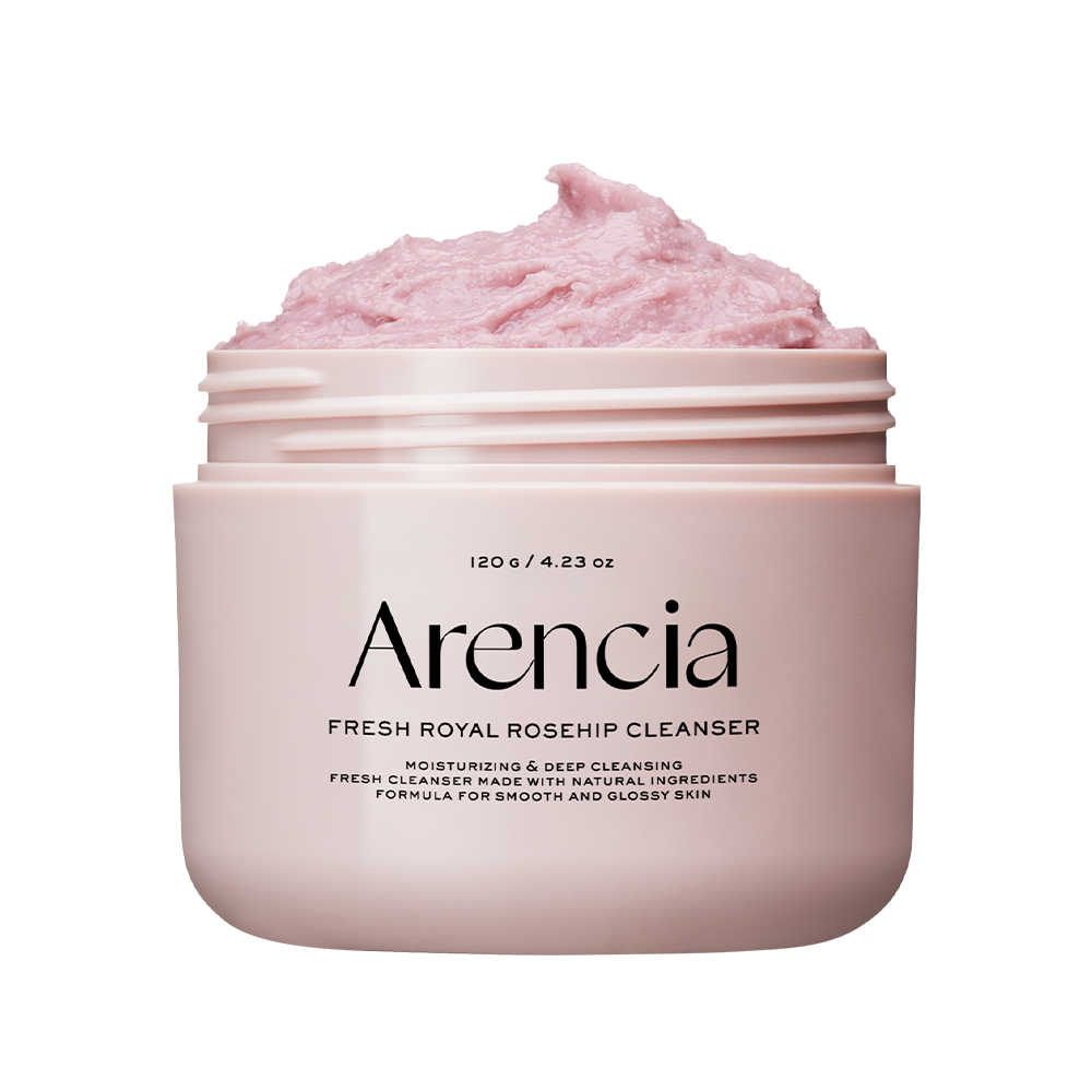 ARENCIA) Fresh Royal Rosehip Cleanser 120g<br>아렌시아) 로얄 로즈힙 프레시 클렌저(떡솝) 120g
