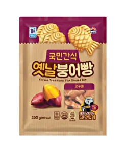DAERIM) SWEET POTATO FISH SHAPED BUN<br>대림) 고구마 붕어빵 350G