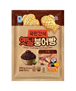 DAERIM) SWEET RED BEAN FISH SHAPED BUN대림) 단팥 붕어빵 400G