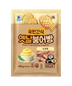 DAERIM) CUSTARD CREAM FISH SHAPED BUN<br>대림) 슈크림 붕어빵 400G