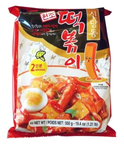 RICE CAKE W/FISH CAKE & HOT SAUCE<br>왕) 신당동 떡볶이 550G