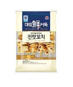 DAERIM) JIN FROZEN FRIED FISH CAKE STICKS<br>대림) 진맛꼬치 850G