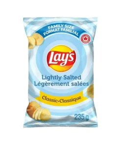 LAY'S) POTATO CHIPS, LIGHTLY SALTED 235G