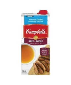 CAMPBELLS) No Salt Added Beef Broth 900mL<br>비프육수, 무염 900ML