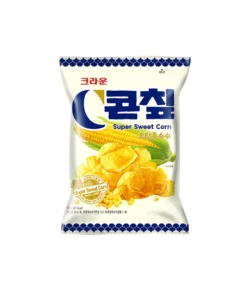 CORN CHIP SNACK, SUPER SWEET CORN 70G<br>크라운) 콘칩 초당옥수수 70G