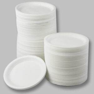 DISPOSABLE PAPER DISH (LUNCH PLATES) 15P<br>일회용 종이 접시(LUNCH PLATES) 15P