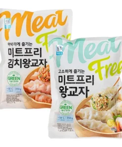**MIX & MATCH 1+1** DAERIM) MEET-FREE DUMPLINGS 350G X 2FOR<br>대림) 미트프리 왕교자 350G X 2FOR
