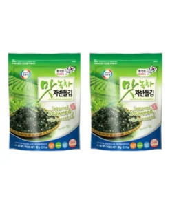 GREEN TEA SEASONED SEAWEED FLAKES 60G X 2FOR<br>수라상) 녹차자반 맛돌김 60G X 2FOR