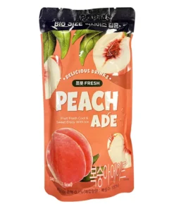 FRF) ADE, PEACH FLAVOUR (POUCH) 340ML<br>프룻 FRESH) 복숭아 에이드 (파우치) 340ML