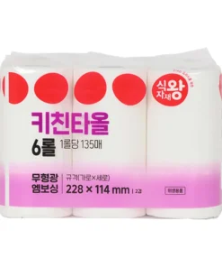 FOODIST) PAPER TOWELS<br>푸디스트) 키친타올 6롤(135매*6롤)